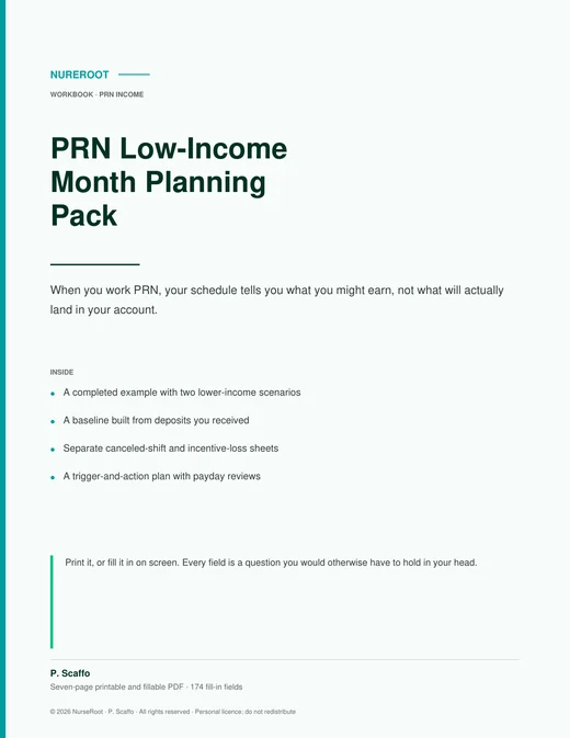 Cover of the PRN Low-Income Month Planning Pack